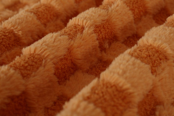 English Elm Checkered Corduroy Armchair with Tapered Wood Legs Mid-Century Reading Nook Seating Orange W680P534785