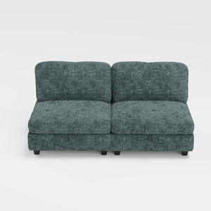 English Elm Modular Sectional Sofa with Under Seat Storage Breathable Fabric Four Living Room W680S00167