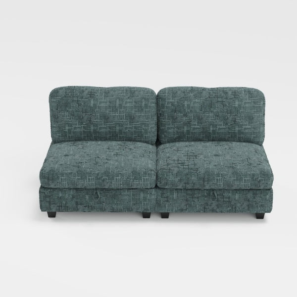 English Elm Modular Sectional Sofa with Under Seat Storage Breathable Fabric Four Living Room W680S00167