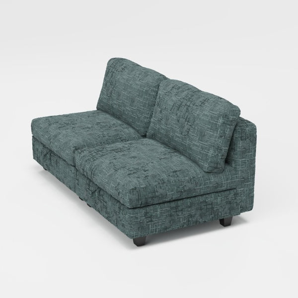 English Elm Modular Sectional Sofa with Under Seat Storage Breathable Fabric Four Living Room W680S00167