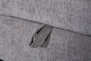 English Elm Armless Modular Sofa Set of 4 Units with Hidden Storage and Pocket Spring Cushions Grey W680S00178