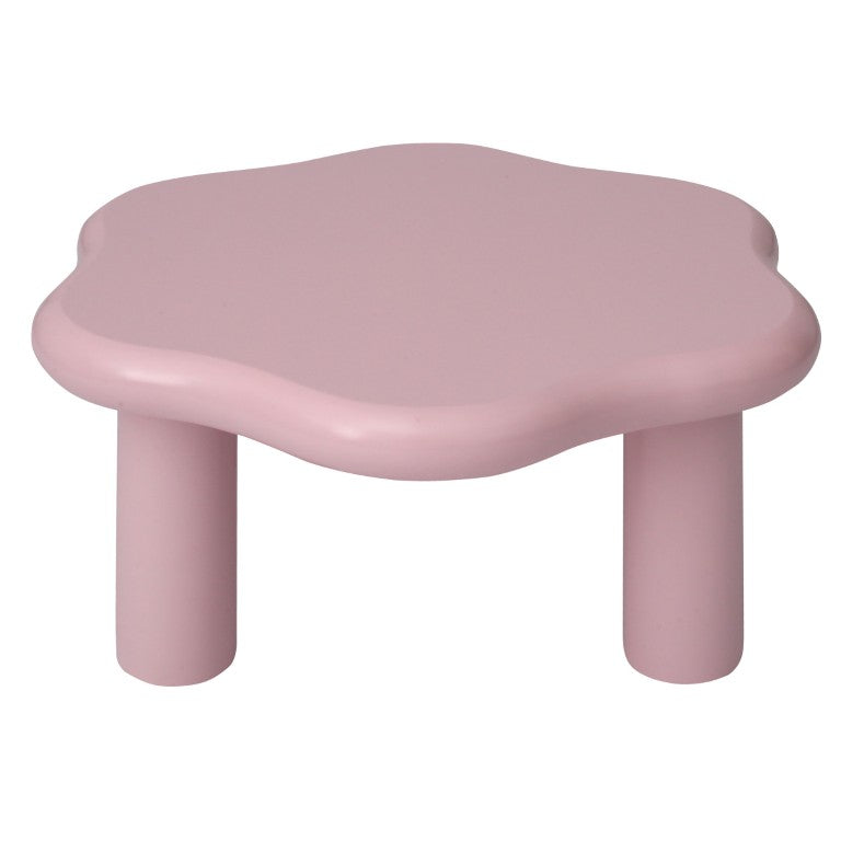 English Elm Pink Flower Shaped Low Coffee Table Sculptural Petal Design for Modern Living Rooms W688P565220
