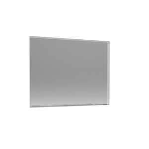 English Elm 30X36 Oversized Rectangle Wall Mirror Brushed Aluminum Frame for Bedroom or Bath 36 x 30 x 1.3 inches Silver Aluminium W708P518077