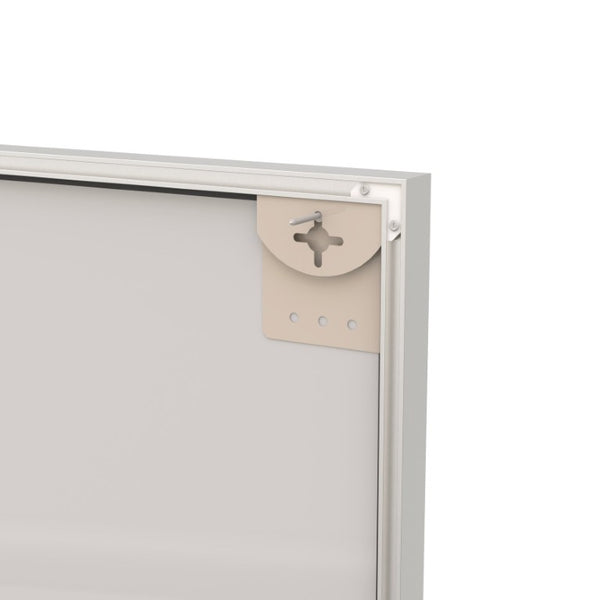 English Elm 30X36 Oversized Rectangle Wall Mirror Brushed Aluminum Frame for Bedroom or Bath 36 x 30 x 1.3 inches Silver Aluminium W708P518077