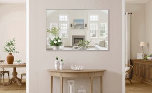 English Elm 40x30 Aluminum Framed Wall Mirror with High Definition Silver Glass for Any Room W708P518079