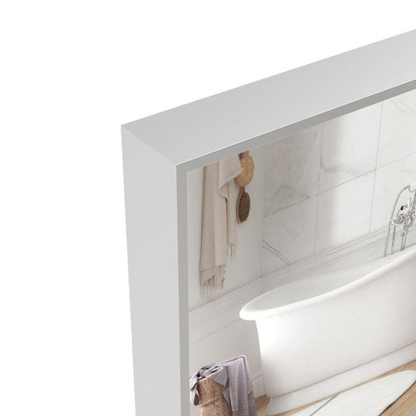 English Elm 40x30 Aluminum Framed Wall Mirror with High Definition Silver Glass for Any Room W708P518079
