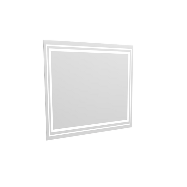 English Elm Extra Large LED Vanity Mirror with Adjustable Lighting Tempered Glass Wall Mount Bathroom W708P518628