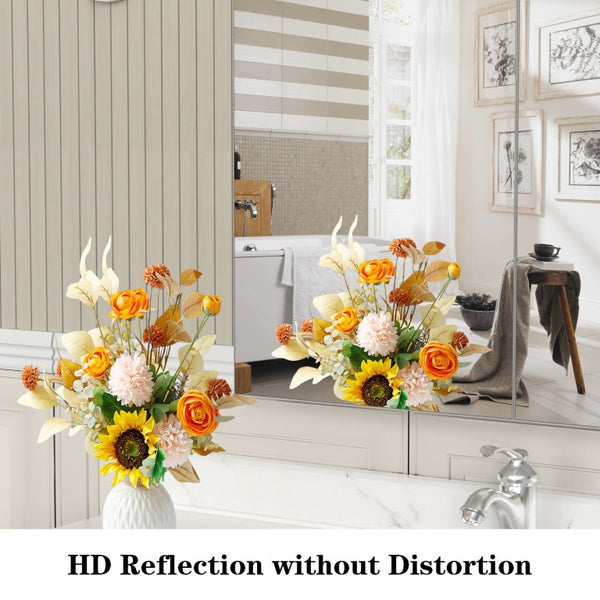English Elm 48X30 Aluminum Medicine Cabinet with Full Mirror Surface Mount Bathroom Storage Organizer W708P581229