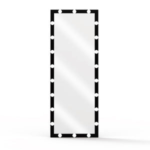 English Elm Hollywood LED Lighted Full Body Vanity Mirror with Touch Control for Bedroom Dressing W708P588813