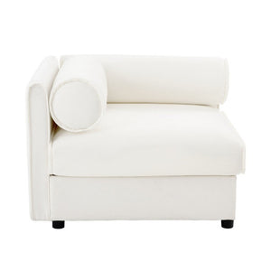 English Elm 24Corner Chenille Modular Sectional Sofa with Storage and Ergonomic Cylindrical Armrests W714P271846