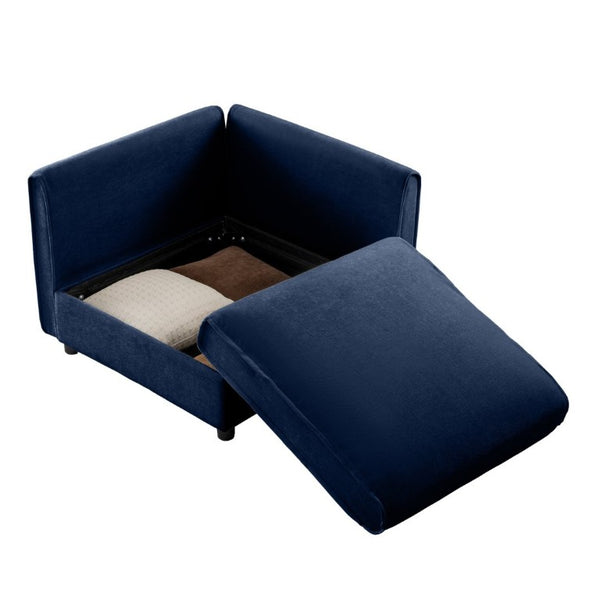 English Elm 24Corner Modular Sectional Sofa Plush Chenille Upholstery with Storage Living Room W714P271852