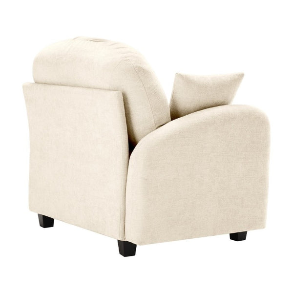 English Elm Sofa Modular Chenille Sectional with Tufted Pleated Back for Modern Living Rooms Beige LSF W714P348485