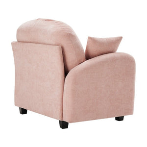 English Elm Sofa Modular Chenille Sectional with Tufted Pleated Back for Modern Living Rooms Pink LSF W714P348507