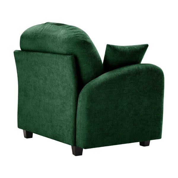 English Elm Sofa Modular Chenille Sectional with Tufted Pleated Back for Modern Living Rooms Green LSF W714P348585