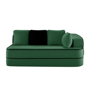 English Elm Elysees Modular Sectional Sofa Plush Teddy Fleece Cloud Comfort Living Room Seating Right 2-seater W714P360849