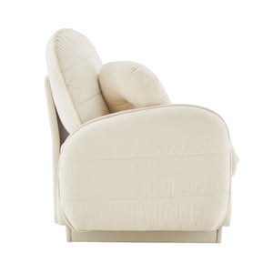 English Elm Celena Modular Left Sectional Sofa Plush Chenille Cloud Cushion Living Room Couch Cream Beige W714P453138