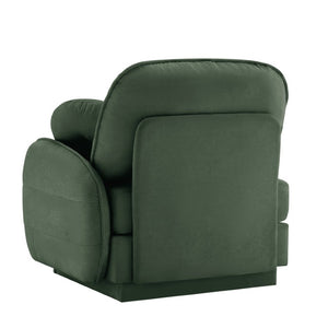 English Elm Celena Modular RSF Sectional Plush Chenille Cloud Sofa for Modern Living Rooms Green W714P453169