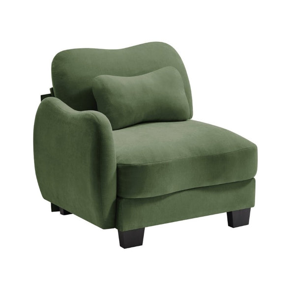 English Elm Lsf Left Facing Sectional Sofa in Soft Chenille with Lumbar Pillow Support W714P499778