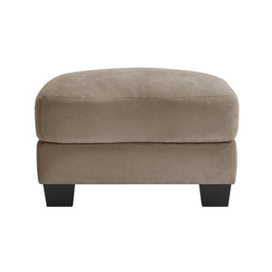 English Elm Ottoman Chenille Upholstered Footrest with Lumbar Pillow for Living Room Seating Coffee W714P499779