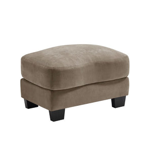 English Elm Ottoman Chenille Upholstered Footrest with Lumbar Pillow for Living Room Seating Coffee W714P499779