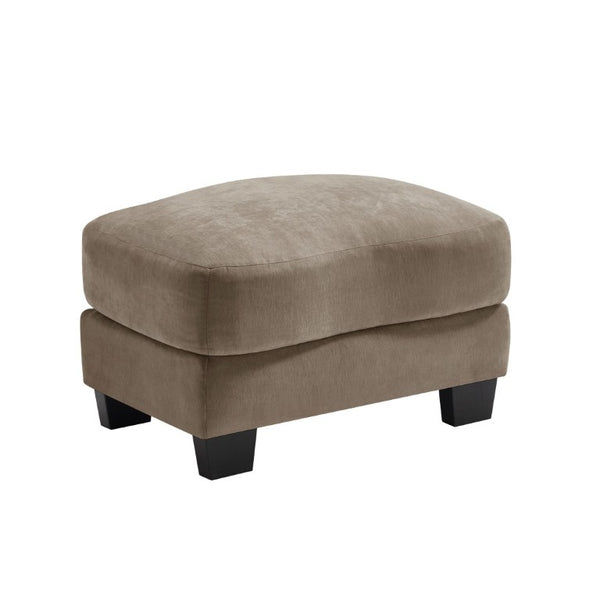 English Elm Ottoman Chenille Upholstered Footrest with Lumbar Pillow for Living Room Seating Coffee W714P499779