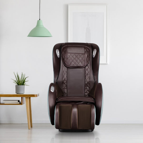 English Elm Massage Recliner with SL Track Shiatsu Full Body Heat Therapy and Bluetooth Speaker W73030043