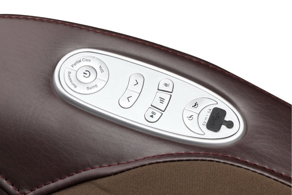 English Elm Massage Recliner with SL Track Shiatsu Full Body Heat Therapy and Bluetooth Speaker W73030043
