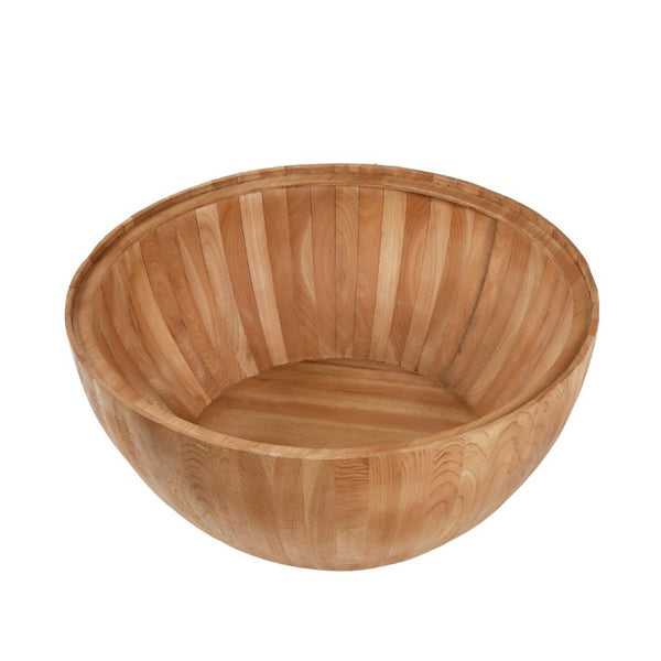 English Elm 35.43Vintage Barrel Coffee Table Solid Fir Wood with Hidden Storage Living Room W757119054