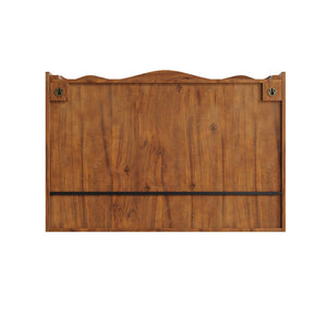English Elm 35.4Retro Solid Wood Wall Cabinet with Glass Sliding Doors Three Shelf Compact Storage' Let Me Count: = = 10 Chars W757P325921