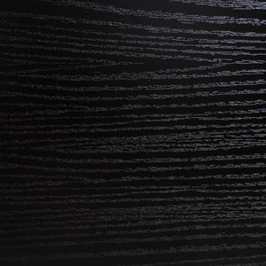 English Elm 63"wavy Sculptural Matte Sideboard with Wave Front Doors and Adjustable Interior Shelving Black W757P330674