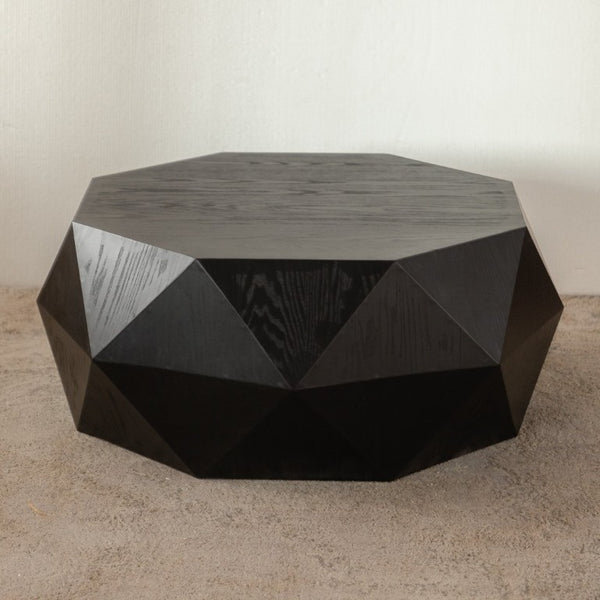 English Elm 38Three-Dimensional Embossed Relief Coffee Table Rustic Retro Solid Wood Living Room W757P457332