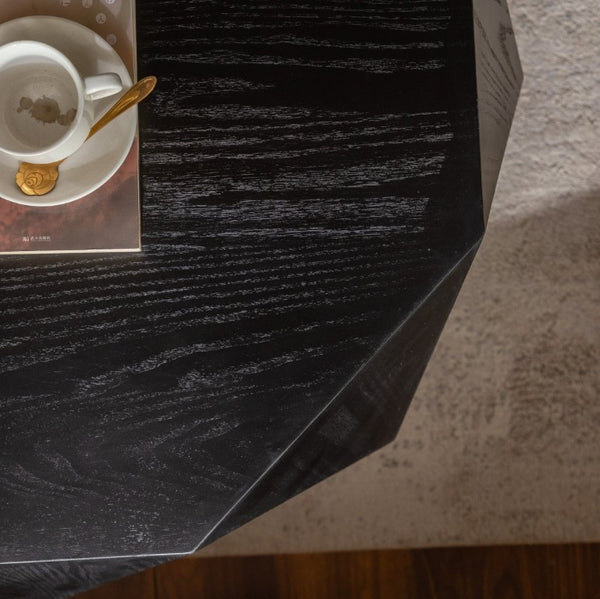 English Elm 38Three-Dimensional Embossed Relief Coffee Table Rustic Retro Solid Wood Living Room W757P457332