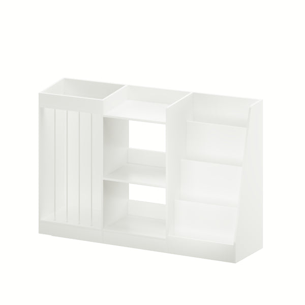 English Elm New Montessori Kids Bookshelf with Stepped Display Toy Storage and Stuffed Animal Organizer W808P379481