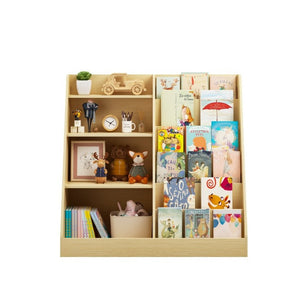 English Elm Kids Four Tier Wooden Bookcase Open Shelf Organizer for Nursery Playroom Bedroom W808P432003