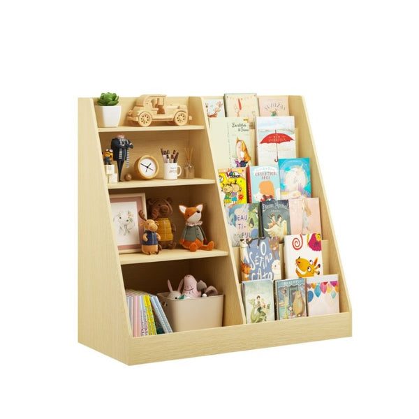English Elm Kids Four Tier Wooden Bookcase Open Shelf Organizer for Nursery Playroom Bedroom W808P432003