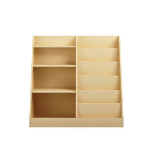 English Elm Kids Four Tier Wooden Bookcase Open Shelf Organizer for Nursery Playroom Bedroom W808P432003