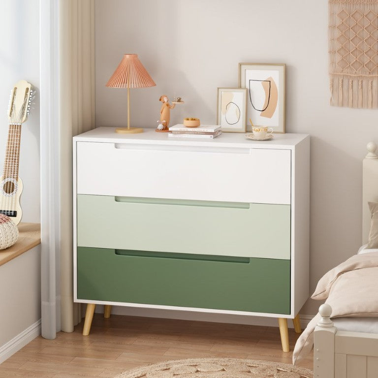 English Elm Dcw26010-S Sage Green 3 Drawer Compact Dresser with Euro Glides for Nursery Rooms W808P475145