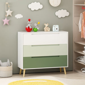 English Elm Dcw26010-S Sage Green 3 Drawer Compact Dresser with Euro Glides for Nursery Rooms W808P475145
