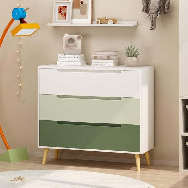 English Elm Dcw26010-S Sage Green 3 Drawer Compact Dresser with Euro Glides for Nursery Rooms W808P475145