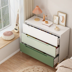 English Elm Dcw26010-S Sage Green 3 Drawer Compact Dresser with Euro Glides for Nursery Rooms W808P475145