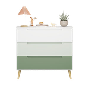 English Elm Dcw26010-S Sage Green 3 Drawer Compact Dresser with Euro Glides for Nursery Rooms W808P475145