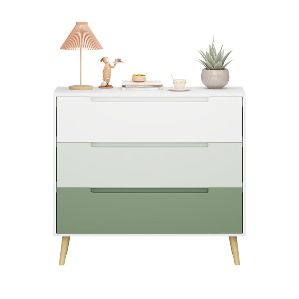 English Elm Dcw26010-S Sage Green 3 Drawer Compact Dresser with Euro Glides for Nursery Rooms W808P475145