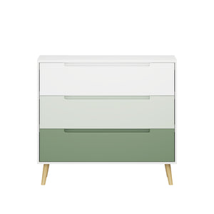 English Elm Dcw26010-S Sage Green 3 Drawer Compact Dresser with Euro Glides for Nursery Rooms W808P475145