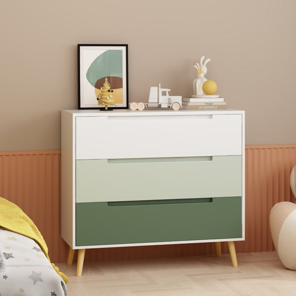 English Elm Dcw26010-S Sage Green 3 Drawer Compact Dresser with Euro Glides for Nursery Rooms W808P475145