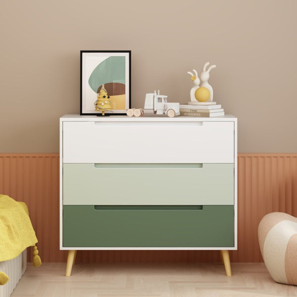 English Elm Dcw26010-S Sage Green 3 Drawer Compact Dresser with Euro Glides for Nursery Rooms W808P475145
