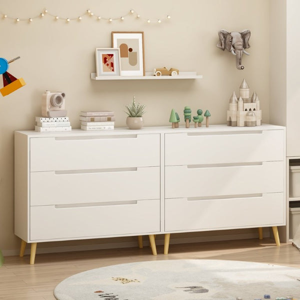 English Elm Dcw26010-W Three Drawer White Dresser with Euro Glides for Kids or Guest Rooms W808P475147