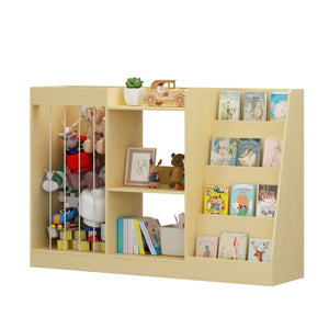 English Elm 3-In-1 Kids Montessori Bookshelf with Toy and Stuffed Animal Storage for Nursery Playroom W808P477205