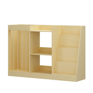 English Elm 3-In-1 Kids Montessori Bookshelf with Toy and Stuffed Animal Storage for Nursery Playroom W808P477205