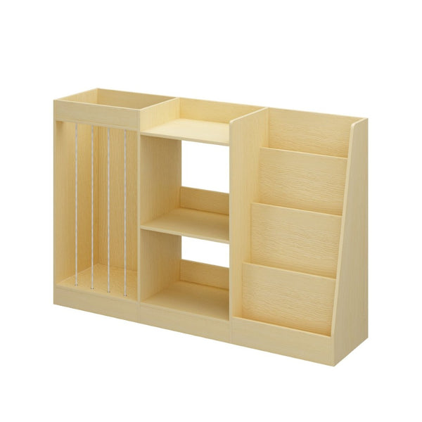 English Elm 3-In-1 Kids Montessori Bookshelf with Toy and Stuffed Animal Storage for Nursery Playroom W808P477205