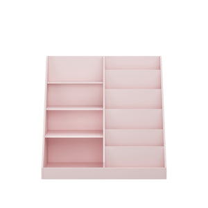 English Elm Kids Four Tier Wooden Bookcase with Toy Bin for Nursery Playroom Organization W808P542145
